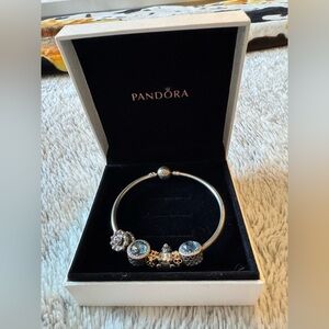 Pandora Silver Bracelet with Charms